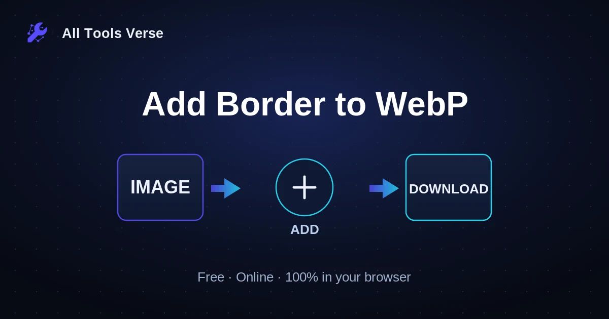 Add Border to WebP · free online tool · All Tools Verse