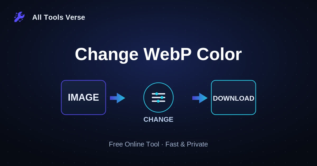 Change WebP Color · free online tool · All Tools Verse