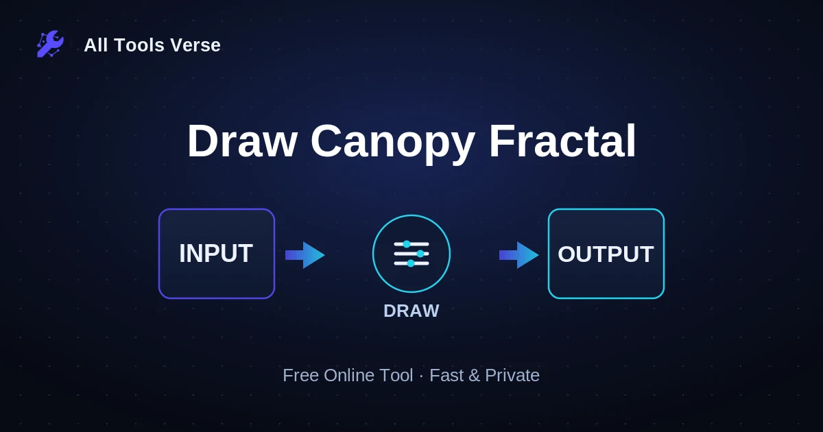 Draw Canopy Fractal · free online tool · All Tools Verse