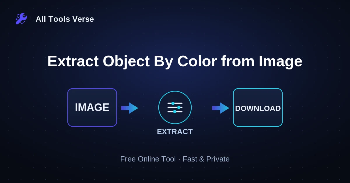 Extract Object By Color from Image · free online tool · All Tools Verse