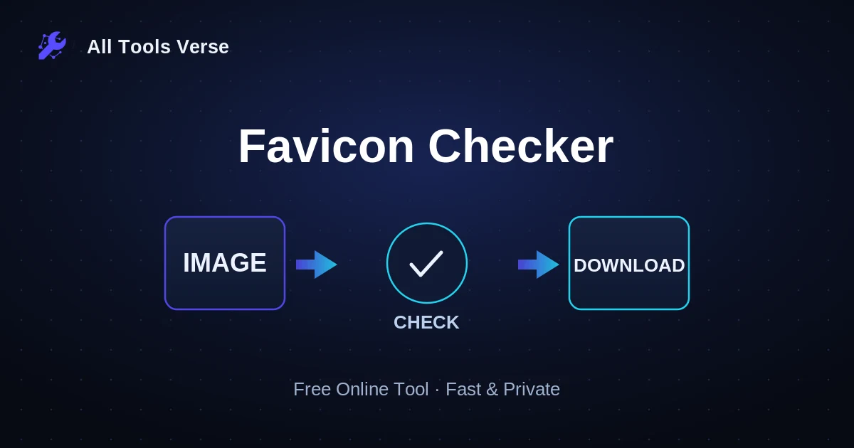 Favicon Checker · free online tool · All Tools Verse