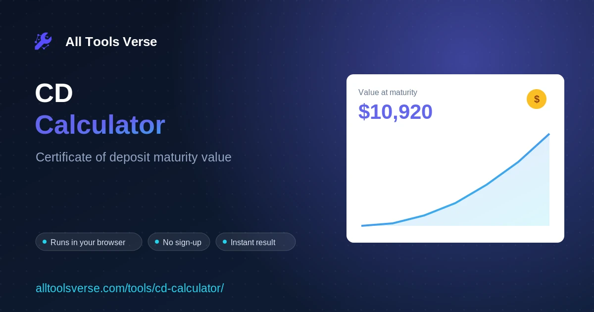 CD Calculator preview