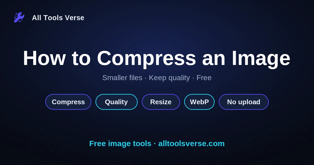 How to Compress an Image, by All Tools Verse